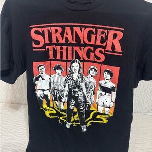Netflix Stranger Things Black and Red Kids Tee